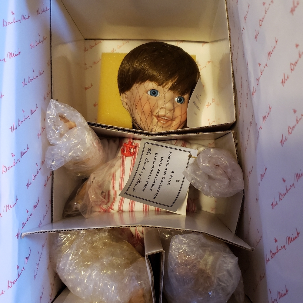 Danny Porcelain Doll by Linda Steele Danbury Mint
